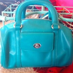 Small purse removable shoulder strap